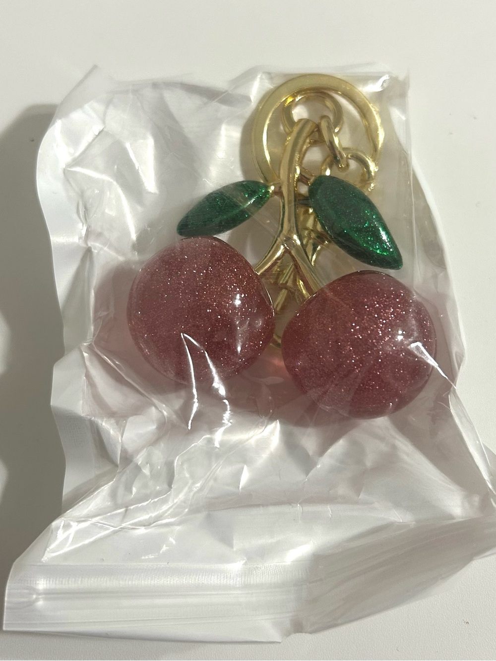 New Coach Cherry Bag Charm
